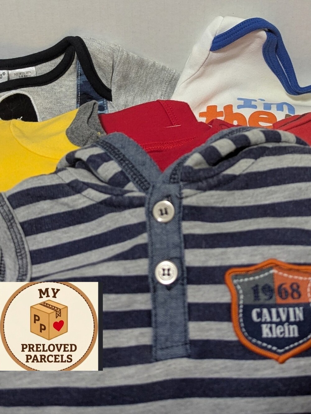 Baby Boys Clothes Bundle 6 PC- Size Newborn To 3 Months